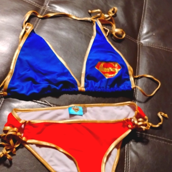 Swim Original Superwoman Bikini Xl Poshmark